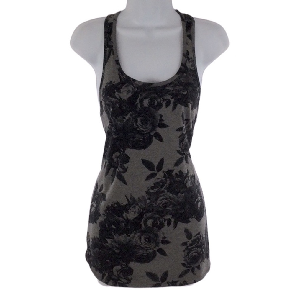 Adidas Floral Print ClimaLite Tank Sz S